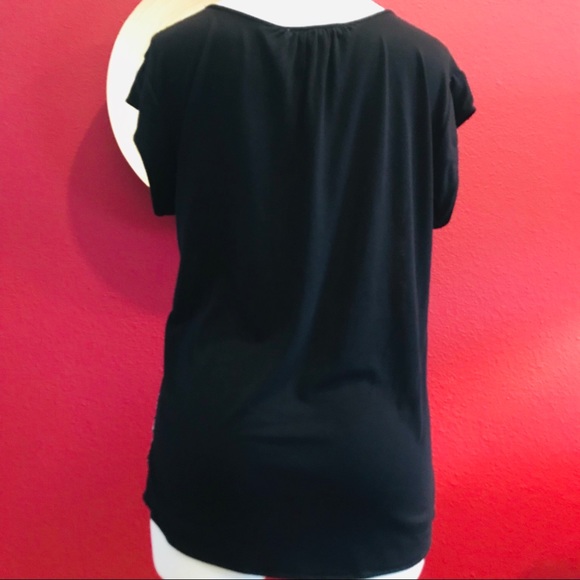 Beautiful Daniel Rainn Mixed Media Top Small - Picture 6 of 8